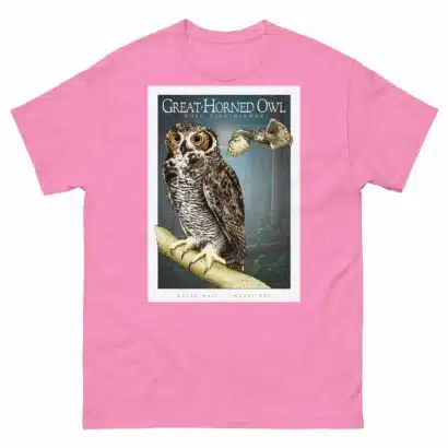Great-Horned Owl - Unisex classic tee - Image 8