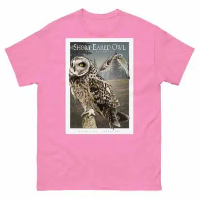 Short-Eared Owl - Unisex classic tee - Image 8