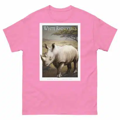 White Rhinoceros - Unisex classic tee - Image 8