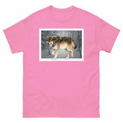 Gray Wolf - Unisex classic tee - Image 8