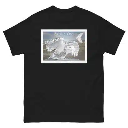 Snowy Owl - Unisex classic tee - Image 3