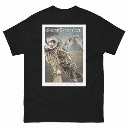 Short-Eared Owl - Unisex classic tee - Image 3