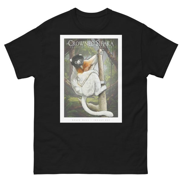 Crowned Sifaka - Unisex classic tee - Image 3