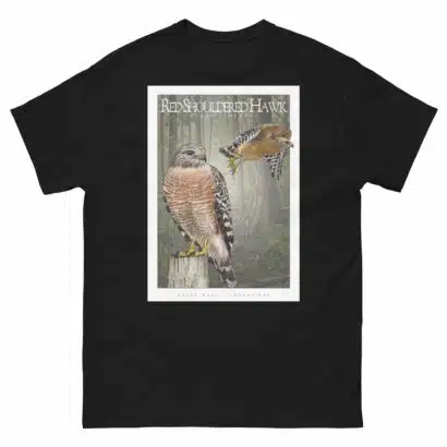 Red-Shouldered Hawk - Unisex classic tee - Image 3
