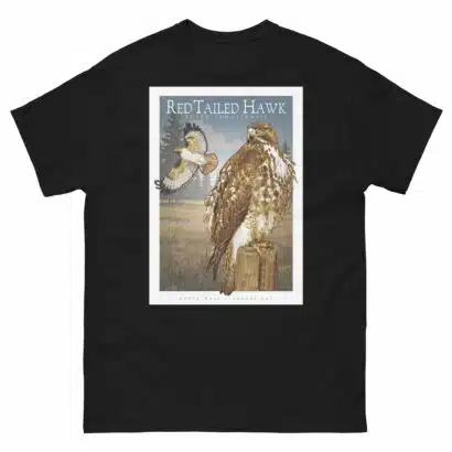 Red-Tailed Hawk - Unisex classic tee - Image 3