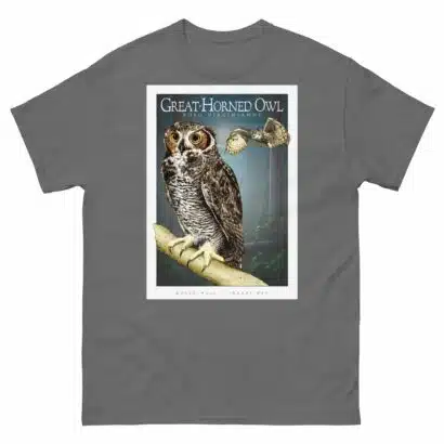 Great-Horned Owl - Unisex classic tee - Image 5