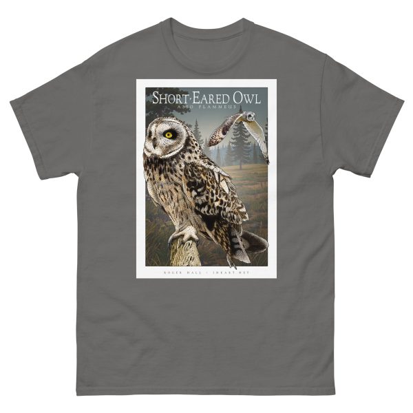 Short-Eared Owl - Unisex classic tee - Image 5