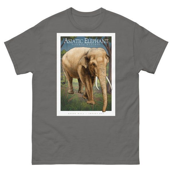 Asiatic Elephant - Unisex classic tee - Image 5