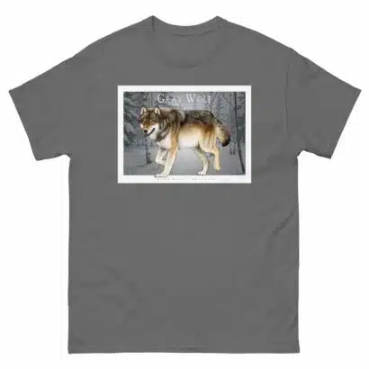 Gray Wolf - Unisex classic tee - Image 5