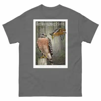 Red-Shouldered Hawk - Unisex classic tee - Image 5