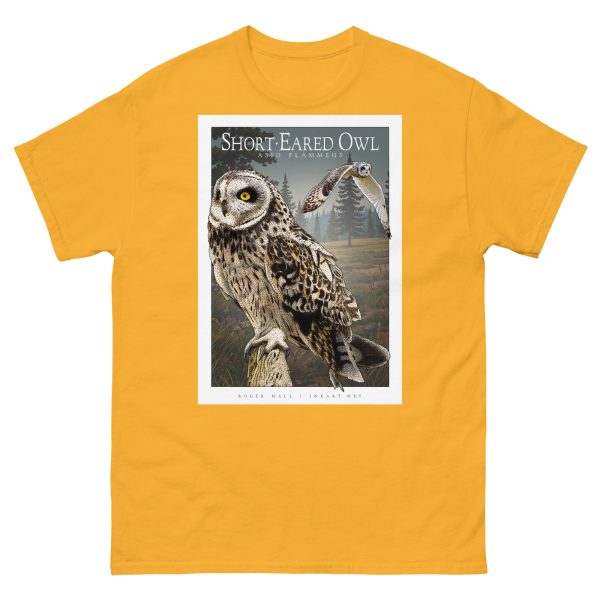 Short-Eared Owl - Unisex classic tee - Image 9