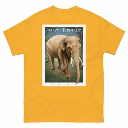 Asiatic Elephant - Unisex classic tee - Image 9