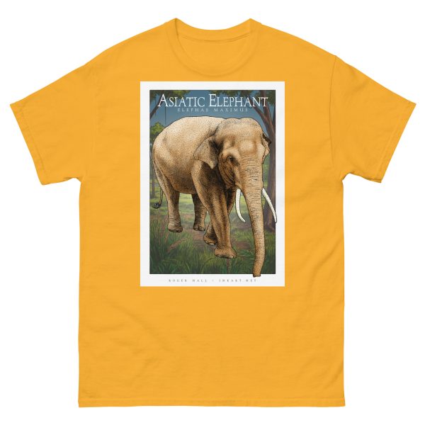 Asiatic Elephant - Unisex classic tee - Image 9