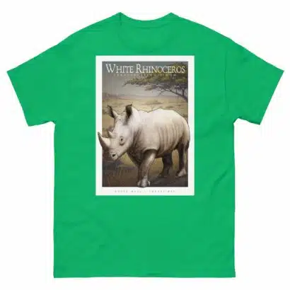 White Rhinoceros - Unisex classic tee - Image 7