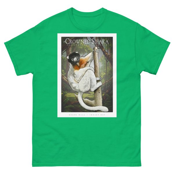 Crowned Sifaka - Unisex classic tee - Image 7