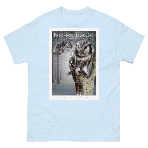 Northern Hawk-Owl - Unisex classic tee - Image 11