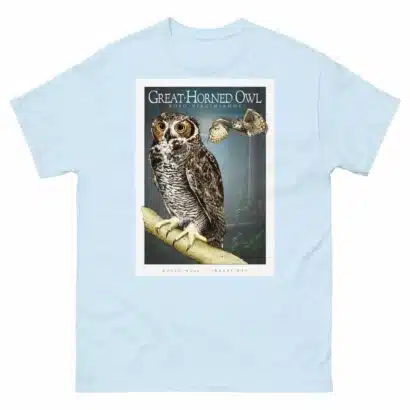 Great-Horned Owl - Unisex classic tee - Image 11
