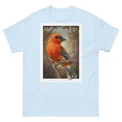 Madagascar or Red Fody - Unisex classic tee - Image 11