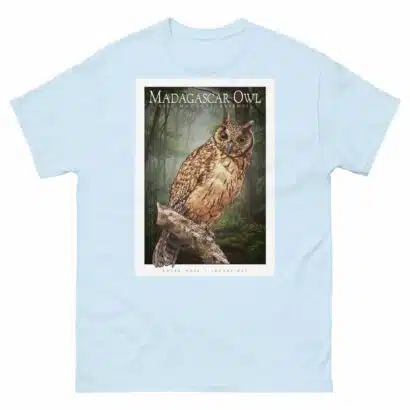 Madagascar Owl - Unisex classic tee - Image 11