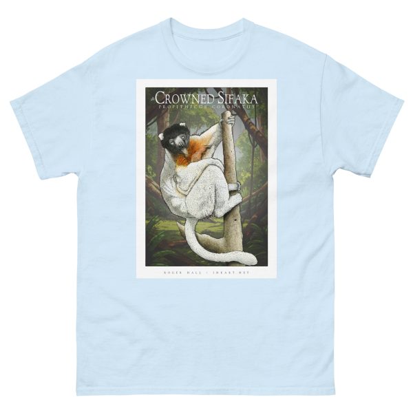 Crowned Sifaka - Unisex classic tee - Image 11