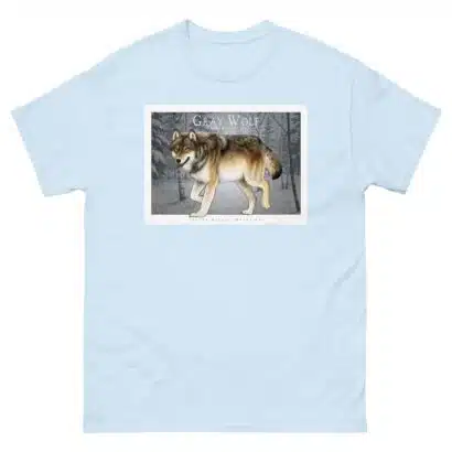 Gray Wolf - Unisex classic tee - Image 11