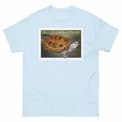 Ornate Diamondback Terrapin - Unisex classic tee - Image 11
