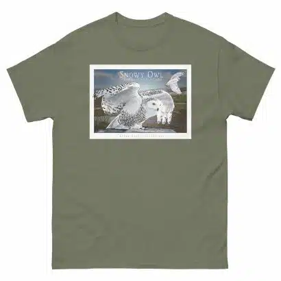 Snowy Owl - Unisex classic tee - Image 6
