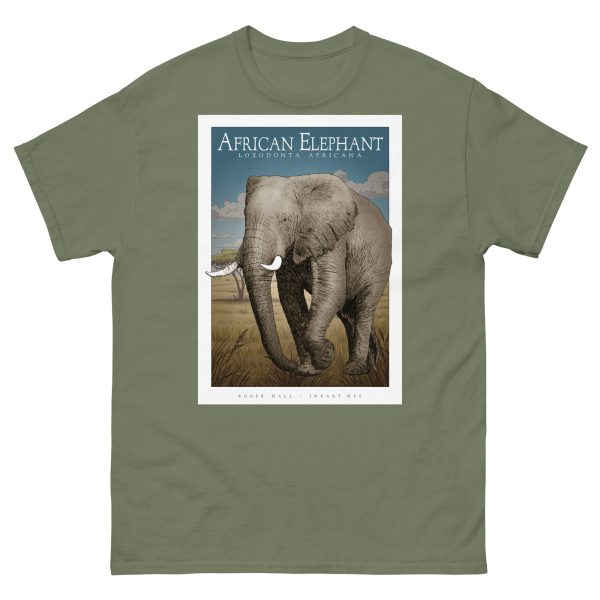African Elephant - Unisex classic tee - Image 6