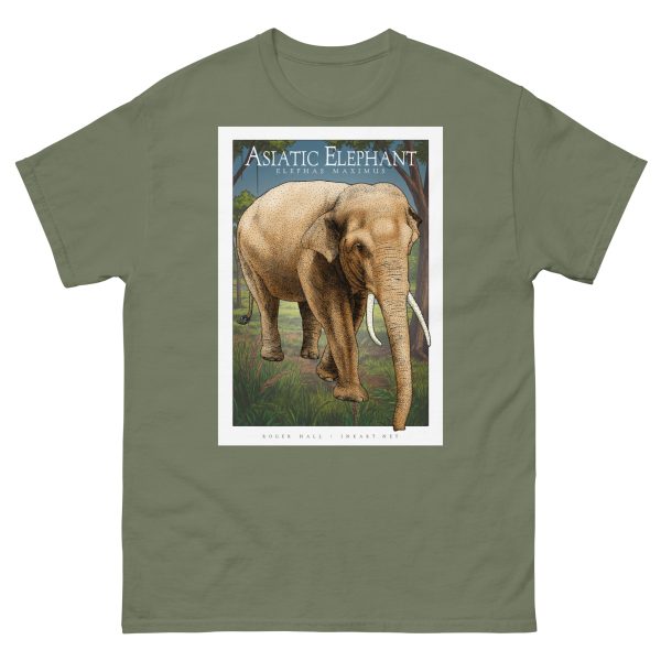 Asiatic Elephant - Unisex classic tee - Image 6