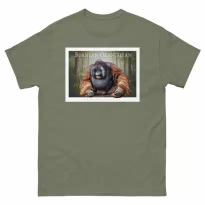 Bornean Orangutan - Unisex classic tee - Image 6