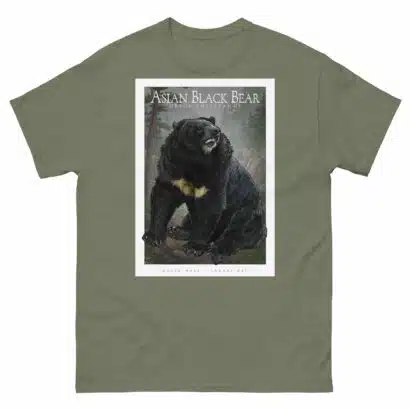 Asian Black Bear - Unisex classic tee - Image 6