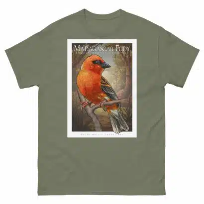 Madagascar or Red Fody - Unisex classic tee - Image 6
