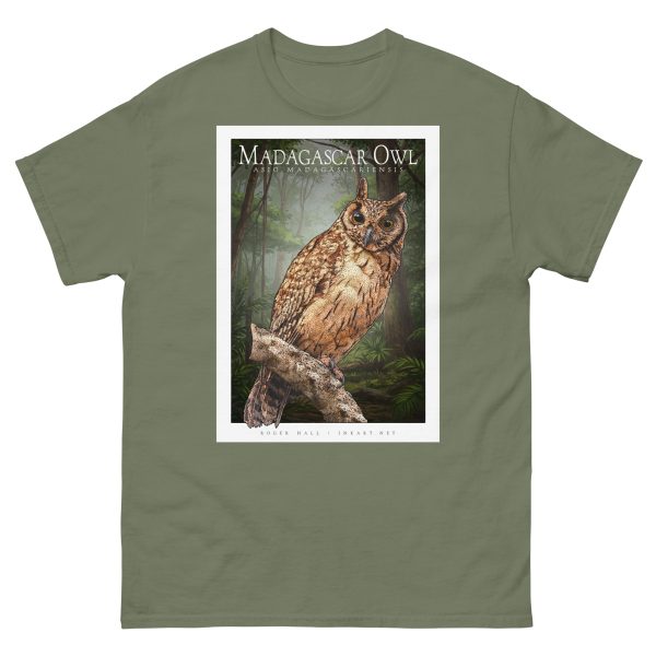 Madagascar Owl - Unisex classic tee - Image 6