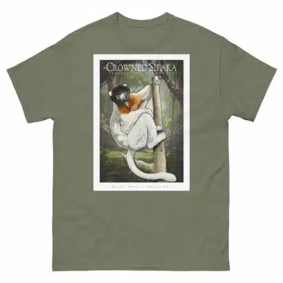 Crowned Sifaka - Unisex classic tee - Image 6