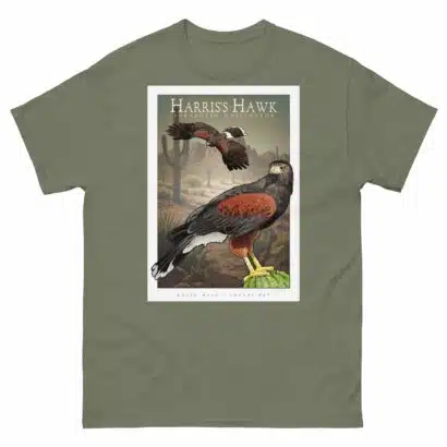 Harris's Hawk - Unisex classic tee - Image 6