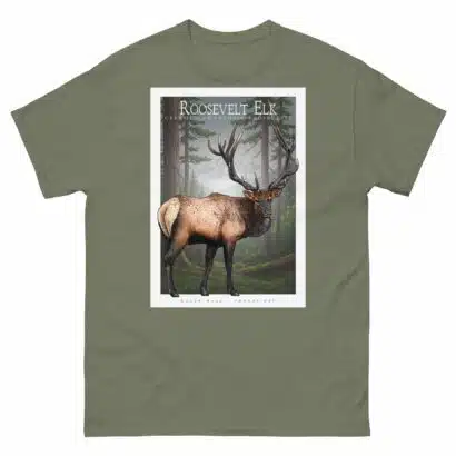 Roosevelt Elk - Unisex classic tee - Image 6