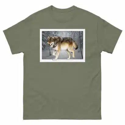 Gray Wolf - Unisex classic tee - Image 6