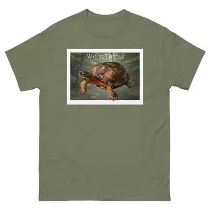 Wood Turtle - Unisex classic tee - Image 6