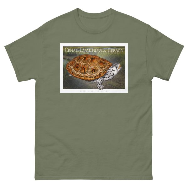 Ornate Diamondback Terrapin - Unisex classic tee - Image 6