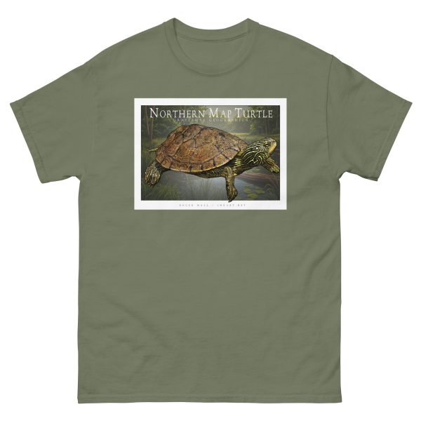 Northern Map Turtle - Unisex classic tee - Image 6