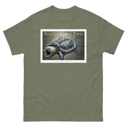 Alligator Snapping Turtle - Unisex classic tee - Image 6