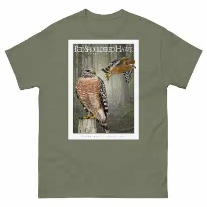 Red-Shouldered Hawk - Unisex classic tee - Image 6