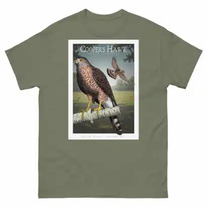 Cooper's Hawk - Unisex classic tee - Image 6