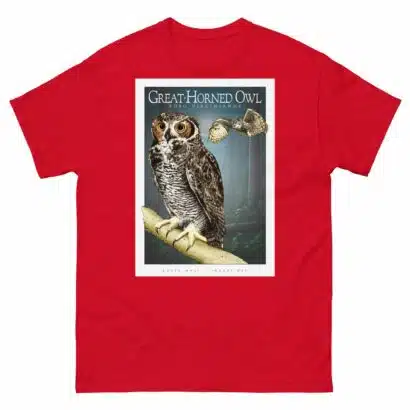 Great-Horned Owl - Unisex classic tee - Image 4