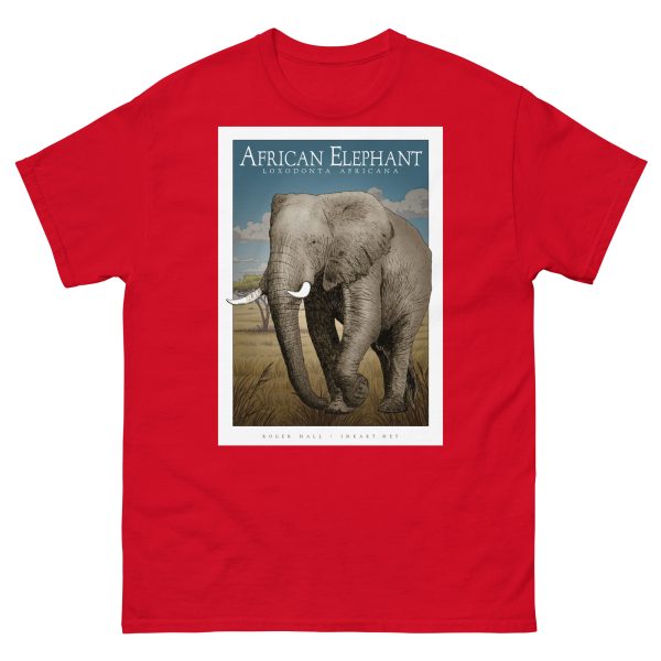 African Elephant - Unisex classic tee - Image 4