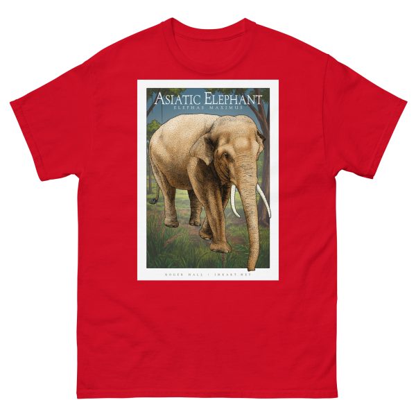 Asiatic Elephant - Unisex classic tee - Image 4