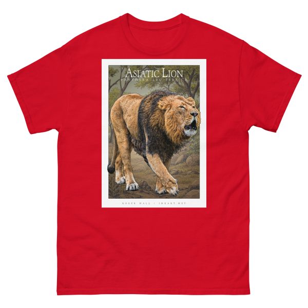 Asiatic Lion - Unisex classic tee - Image 4