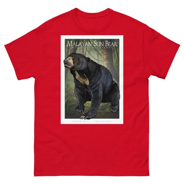 Malayan Sun Bear - Unisex classic tee - Image 4