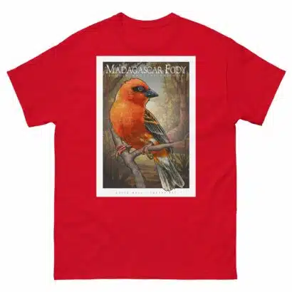 Madagascar or Red Fody - Unisex classic tee - Image 4