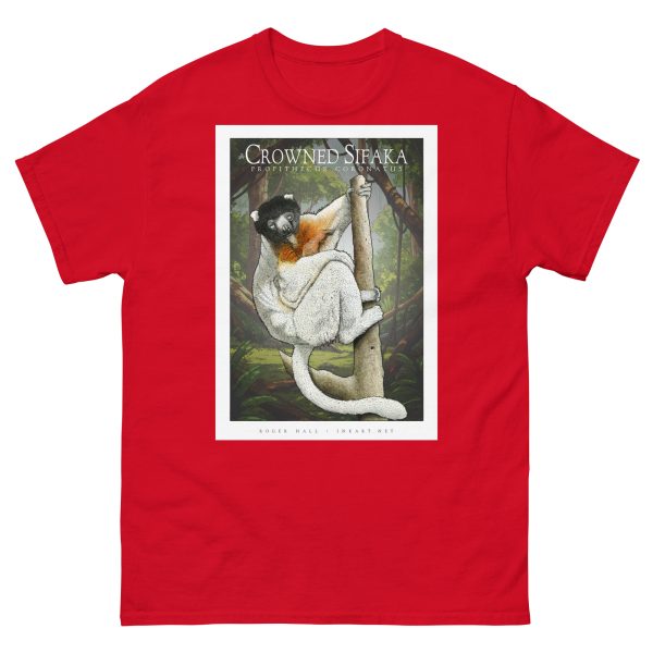 Crowned Sifaka - Unisex classic tee - Image 4